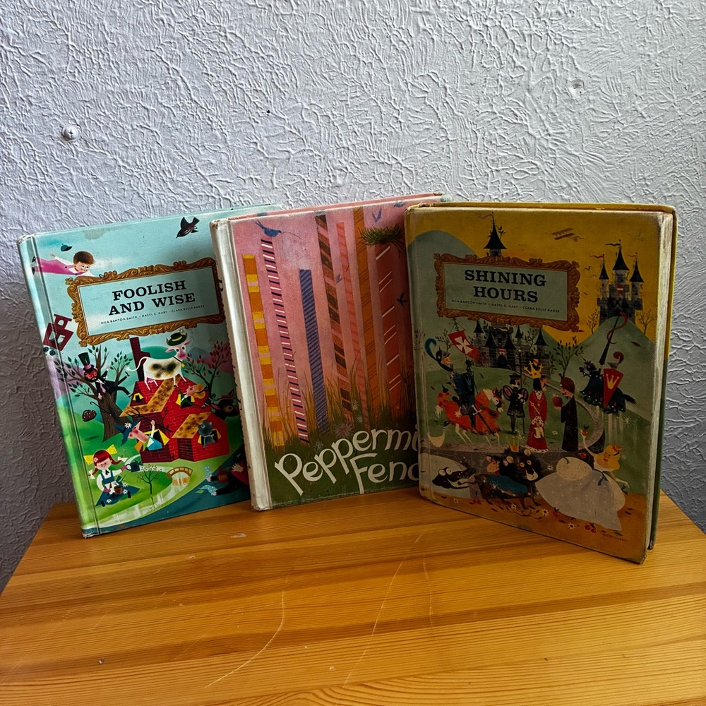 Vintage Children's‎ Books Hardback Readers from the 1960s Staging lot of 3